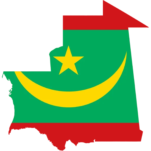 🇲🇷 Стикер «Country Africa» для Telegram