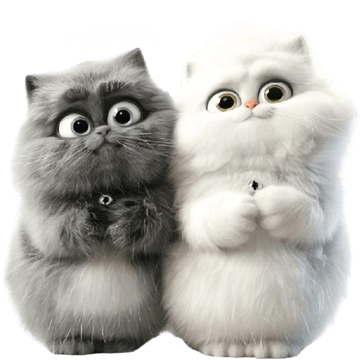 🥹 Стикер «Парные котейки» для Telegram