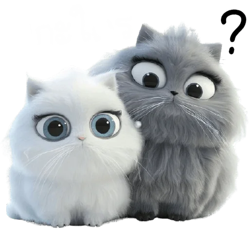 🤨 Стикер «Парные котейки» для Telegram