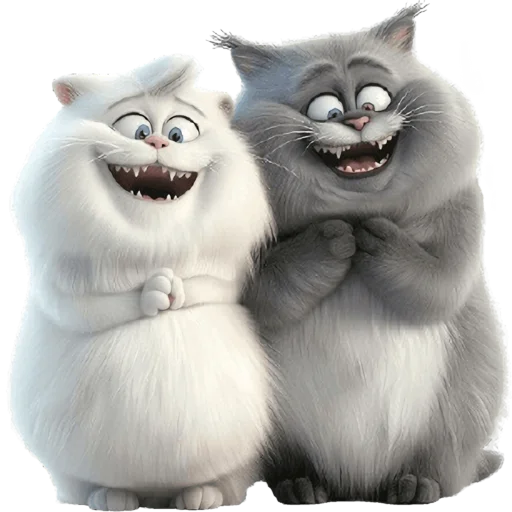 🤣 Стикер «Парные котейки» для Telegram
