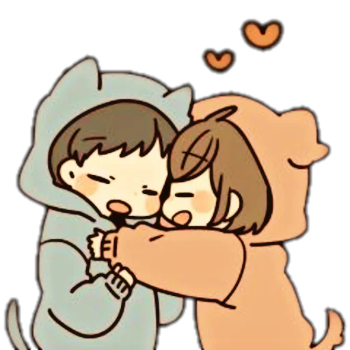 🌨 Стикер «Couple ¦¢=¢¦» для Telegram