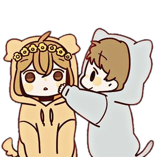 🥡 Стикер «Couple ¦¢=¢¦» для Telegram