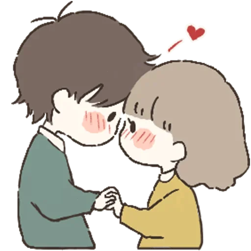 ☺️ Стикер «Couple in love» для Telegram