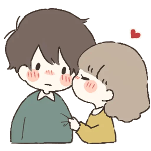 😌 Стикер «Couple in love» для Telegram