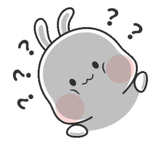 ❔ Стикер «Couple Rabbit» для Telegram