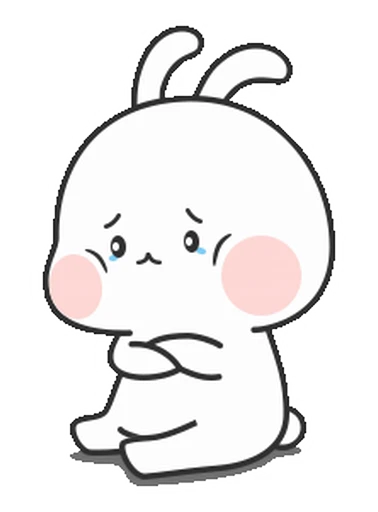 😢 Стикер «Couple Rabbit» для Telegram