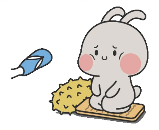 😰 Стикер «Couple Rabbit» для Telegram