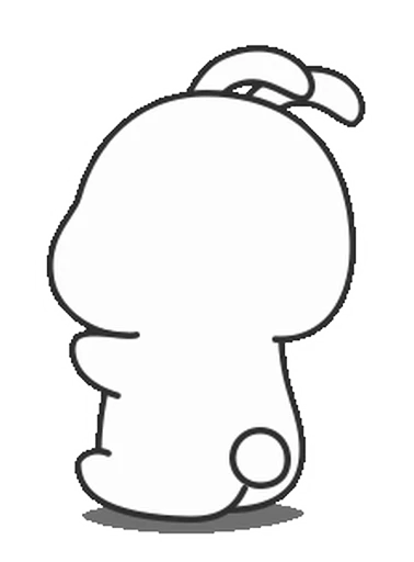 😤 Стикер «Couple Rabbit» для Telegram