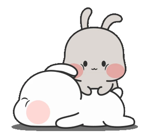 🥰 Стикер «Couple Rabbit» для Telegram
