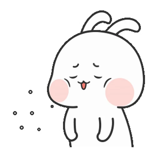 😮‍💨 Стикер «Couple Rabbit» для Telegram