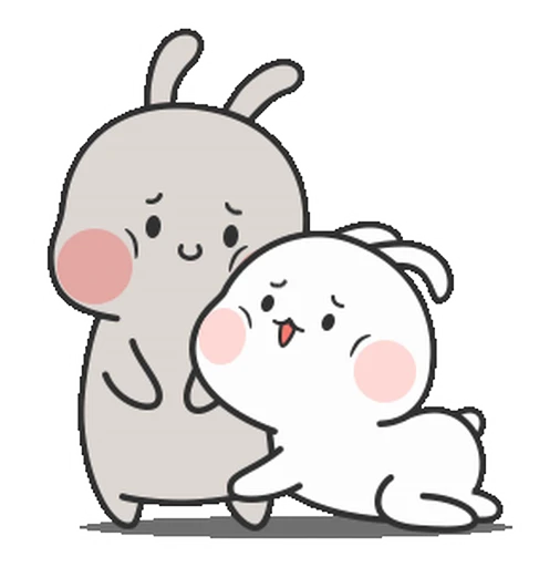 🥰 Стикер «Couple Rabbit» для Telegram