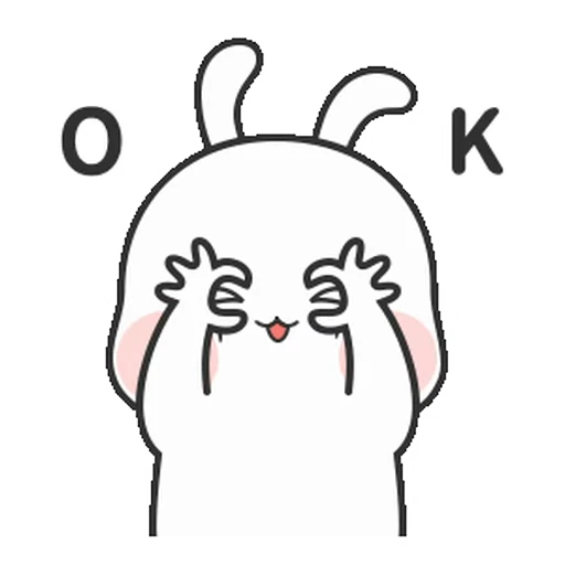 👌 Стикер «Couple Rabbit» для Telegram