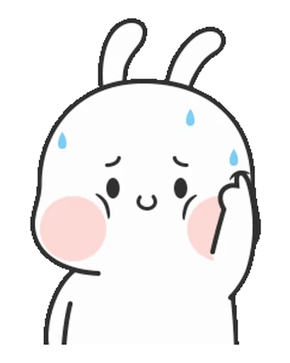 😕 Стикер «Couple Rabbit» для Telegram