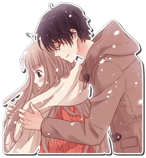 ❤ Стикер «ANIME COUPLES [รקร]» для Telegram