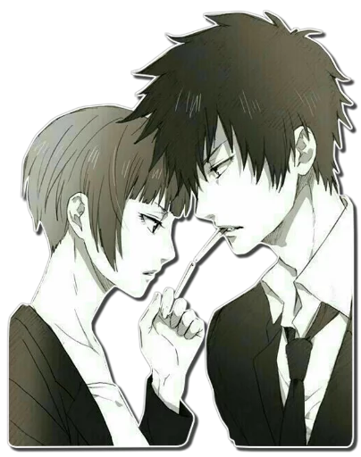 ❤ Стикер «ANIME COUPLES [รקร]» для Telegram