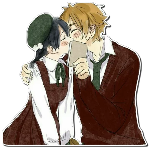 ❤ Стикер «ANIME COUPLES [รקร]» для Telegram