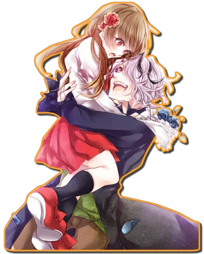 ❤ Стикер «ANIME COUPLES [รקร]» для Telegram