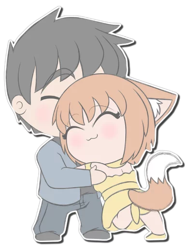 ❤ Стикер «ANIME COUPLES [รקร]» для Telegram