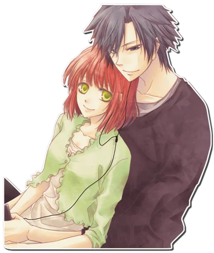 ❤ Стикер «ANIME COUPLES [รקร]» для Telegram