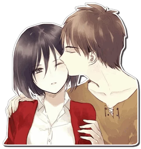 😘 Стикер «ANIME COUPLES [รקร]» для Telegram