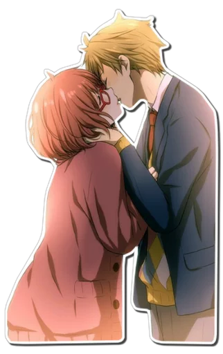 ❤ Стикер «ANIME COUPLES [รקร]» для Telegram
