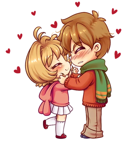 ❤ Стикер «ANIME COUPLES [รקร]» для Telegram
