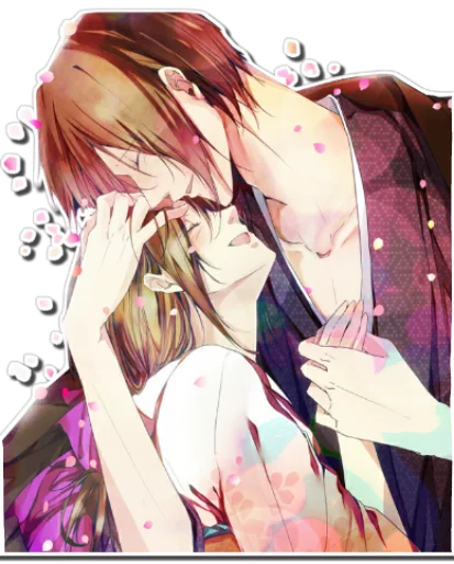 Стикерпак ANIME COUPLES [รקร] для Telegram