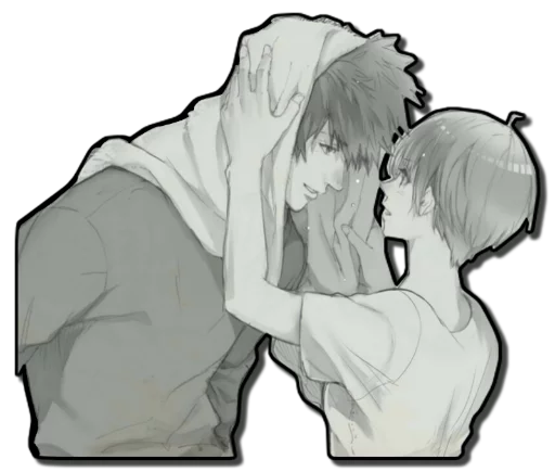 ❤ Стикер «ANIME COUPLES [รקร]» для Telegram