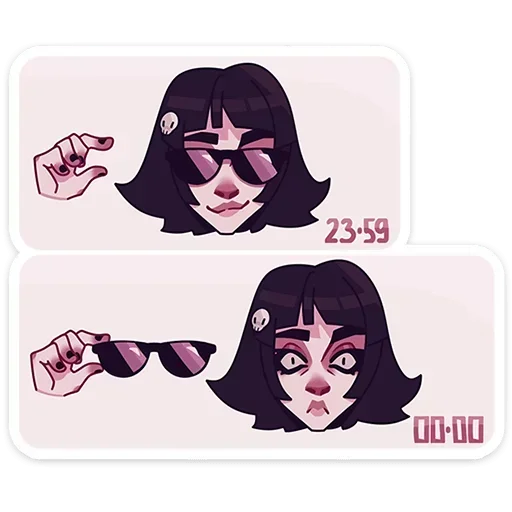 🫨 Стикер «Кортни» для Telegram