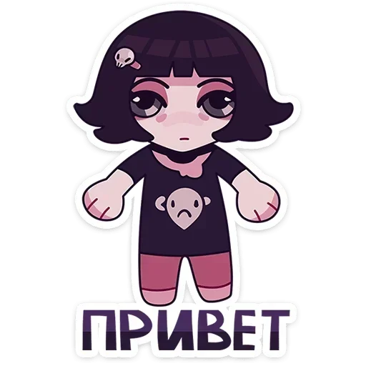 👋 Стикер «Кортни» для Telegram