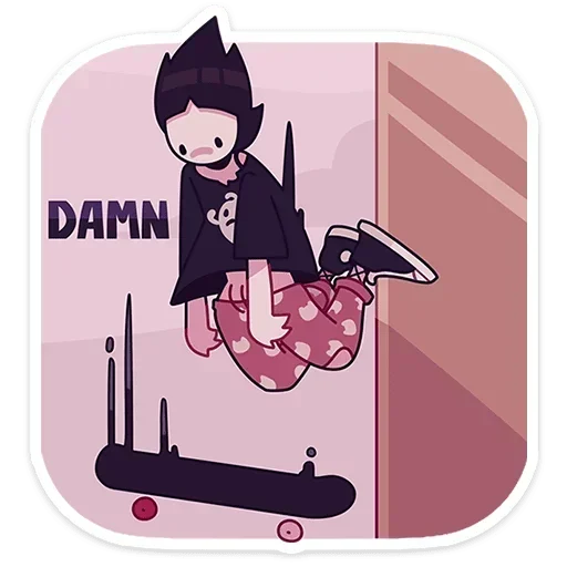 😟 Стикер «Кортни» для Telegram