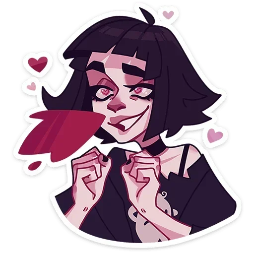 🥰 Стикер «Кортни» для Telegram