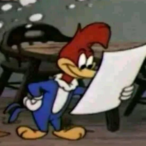 😊 Стикер «Woody Woodpecker» для Telegram