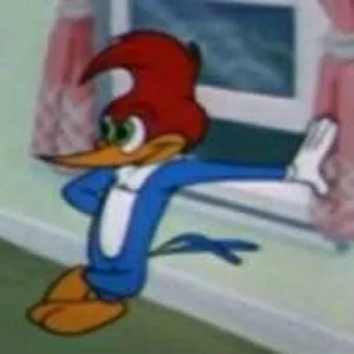 🌚 Стикер «Woody Woodpecker» для Telegram