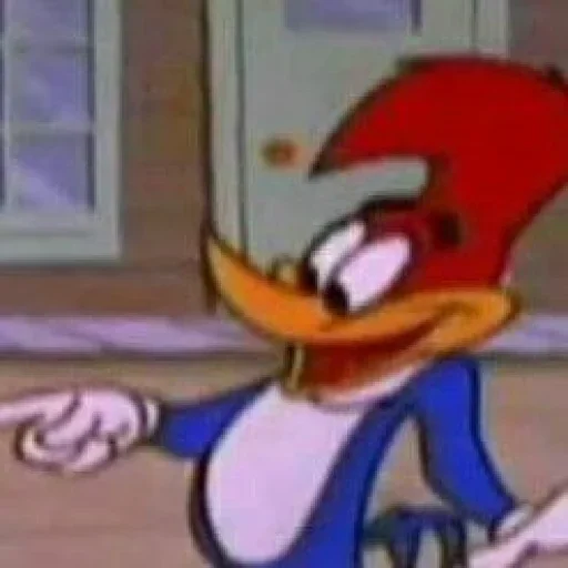 👆 Стикер «Woody Woodpecker» для Telegram