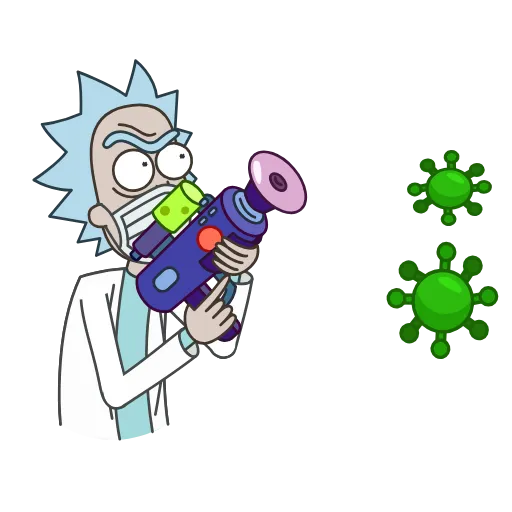 Стикер 11 Prevention of Coronavirus disease in stickers&;