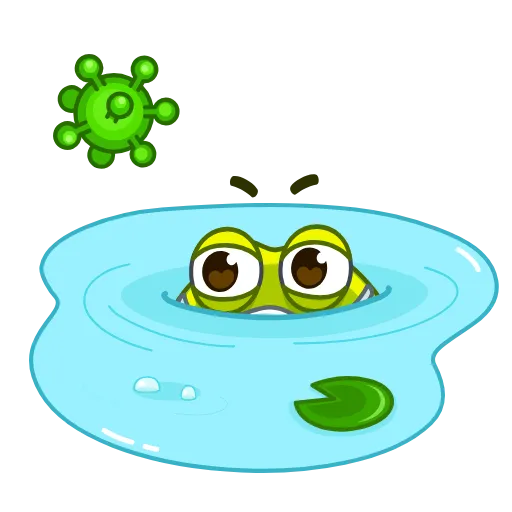 Стикер 14 Prevention of Coronavirus disease in stickers&;