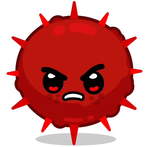 Стикер 16 Prevention of Coronavirus disease in stickers&;