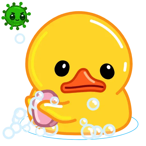 Стикер 44 Prevention of Coronavirus disease in stickers&;