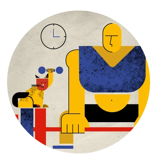 🏋️ Стикер «COVID-19 RIA Novosti» для Telegram