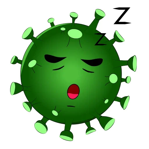 😴 Стикер «COVID-19» для Telegram