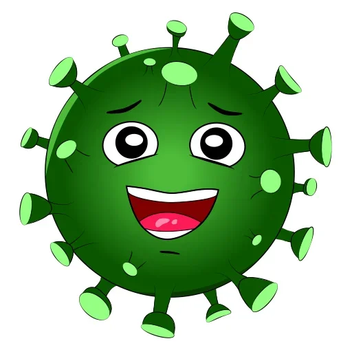 😆 Стикер «COVID-19» для Telegram