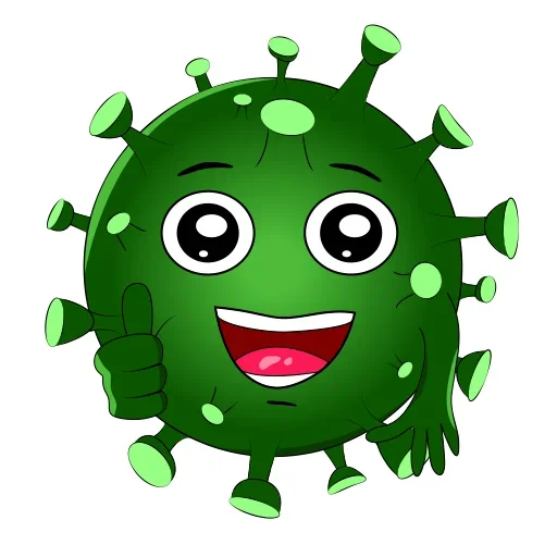 😅 Стикер «COVID-19» для Telegram