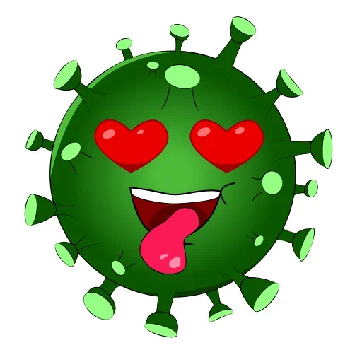 😍 Стикер «COVID-19» для Telegram