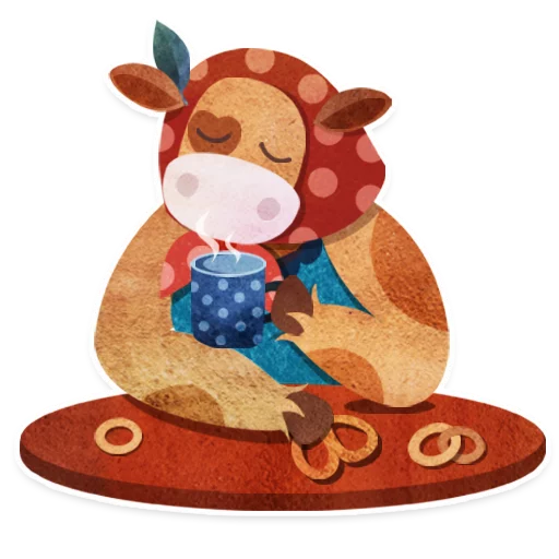 Стикерпак Марфа из Пирогово для Telegram