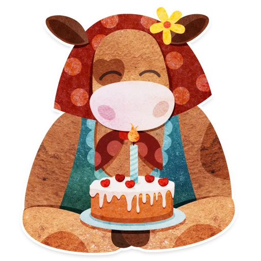 🎂 Стикер «Марфа из Пирогово» для Telegram