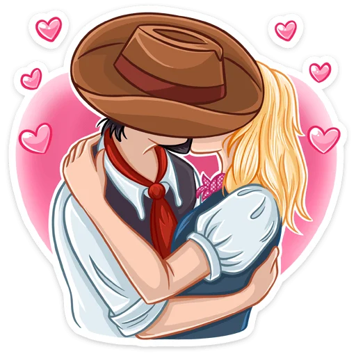 🥰 Стикер «Ковбой Клинт» для Telegram