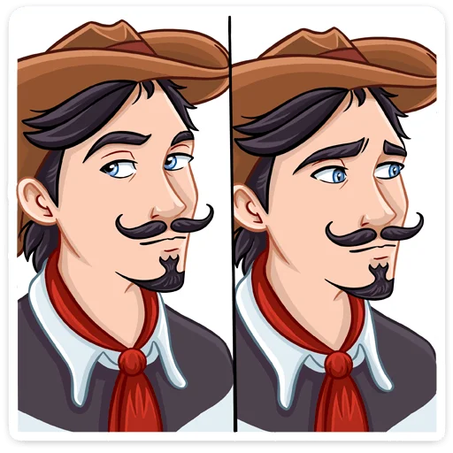 😐 Стикер «Ковбой Клинт» для Telegram