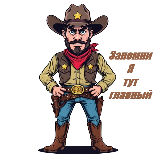 🫡 Стикер «Cowboys» для Telegram
