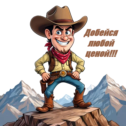 💪 Стикер «Cowboys» для Telegram